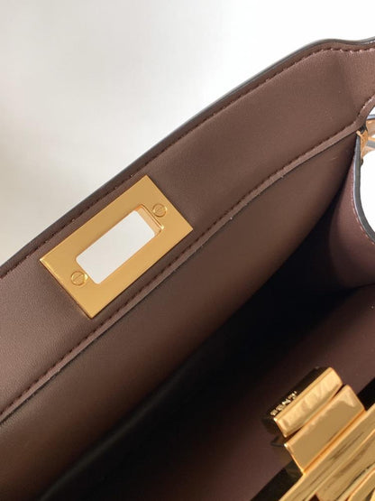 Leather Top Handle Bag