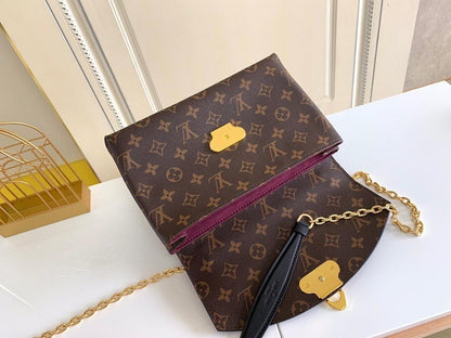 Modern Refined Gold Canvas Crossbody Bag