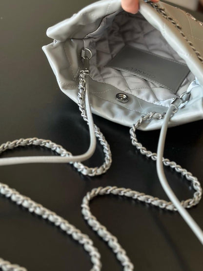 Classic Leather Top Handle Bag