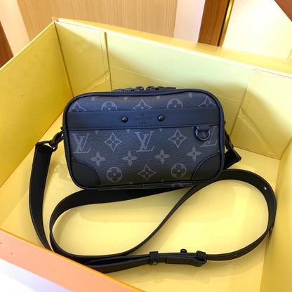 Stylish Premium Studded Calfskin Crossbody Bag
