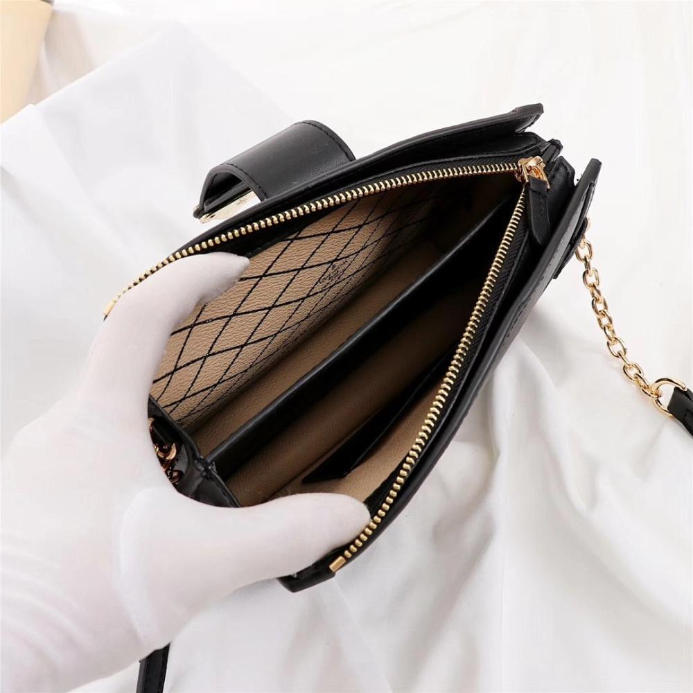 Modern Elegant Monogram Calfskin Top Handle Bag