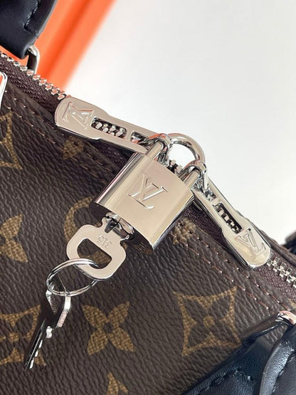 Modern Premium Leather Top Handle Bag