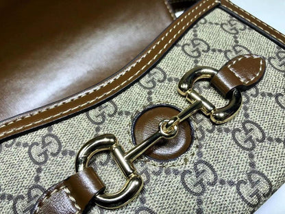Elegant Refined Leather Top Handle Bag