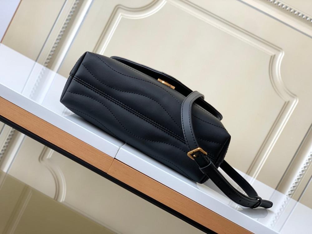 Modern Quilted Leather Top Handle Bag