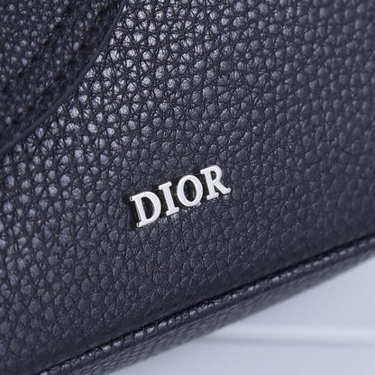 Luxury Black Printed Calfskin Shoulder Bag – Special Edition
