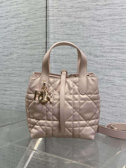 Alma Gold Calfskin Top Handle Bag