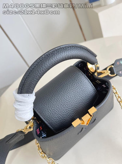 Leather Top Handle Bag
