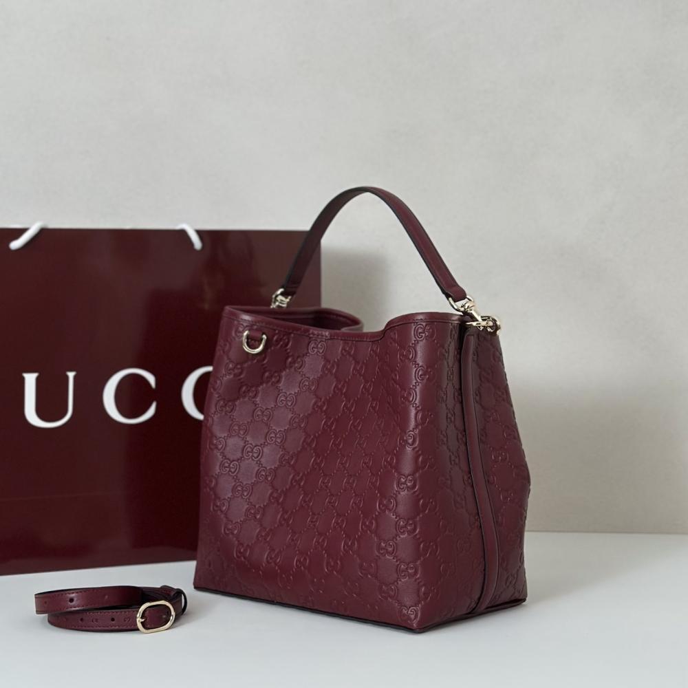 Leather Top Handle Bag