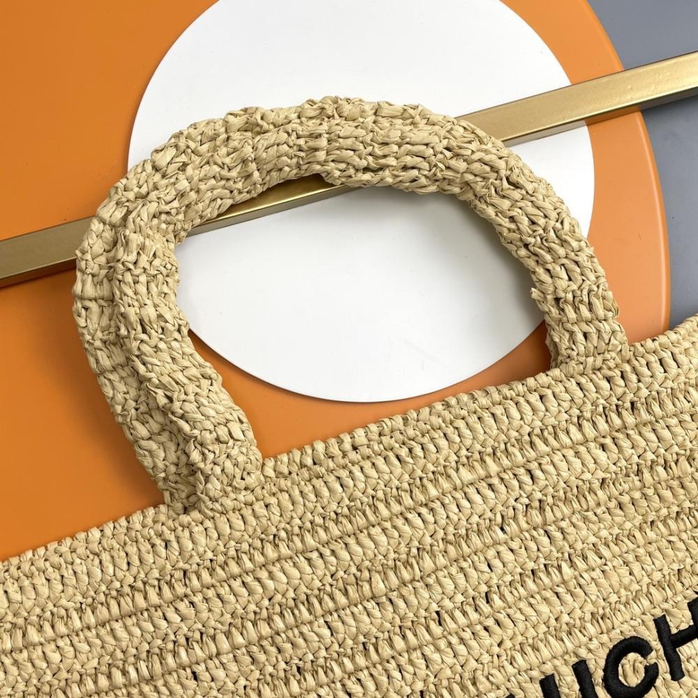 Woven Straw Tote Bag