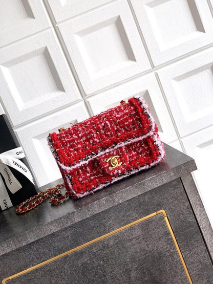 Woven Top Handle Bag