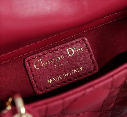 Luxury Stylish Pink Lambskin Bag
