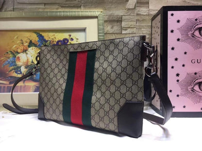 Modern Elegant Brown Leather Shoulder Bag