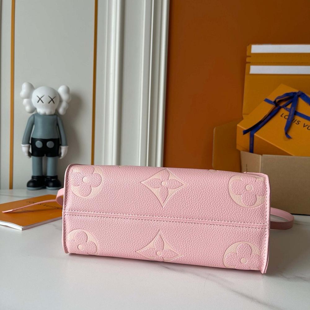 OnTheGo Monogram Calfskin Top Handle Bag