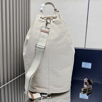 Embroidered Leather Travel Bag