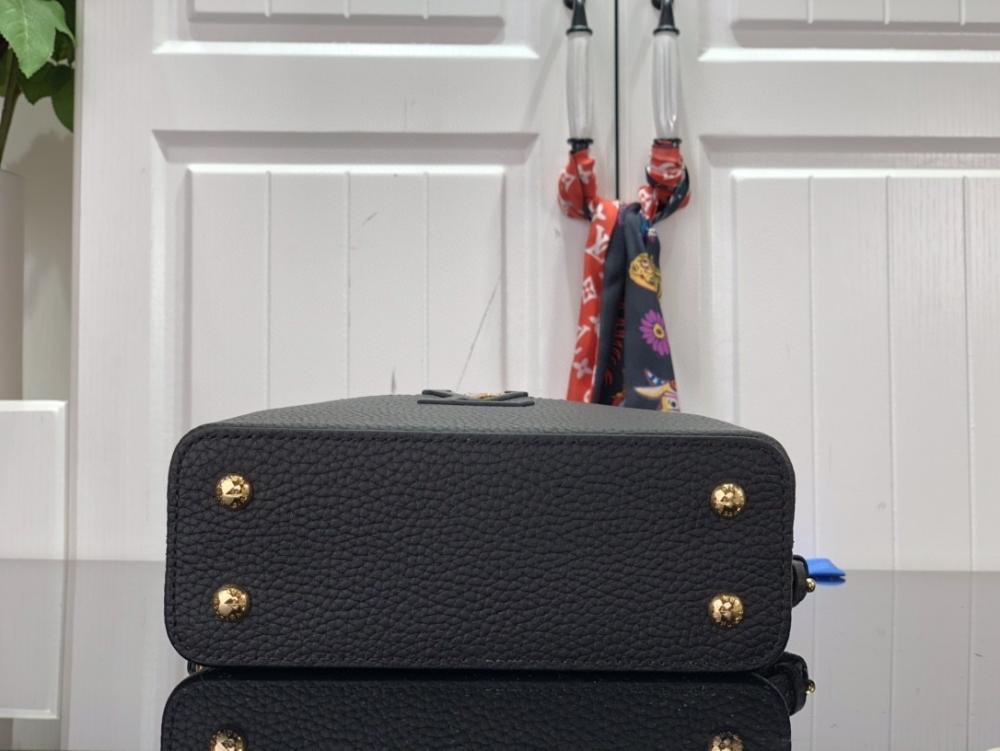 Gold Top Handle Bag