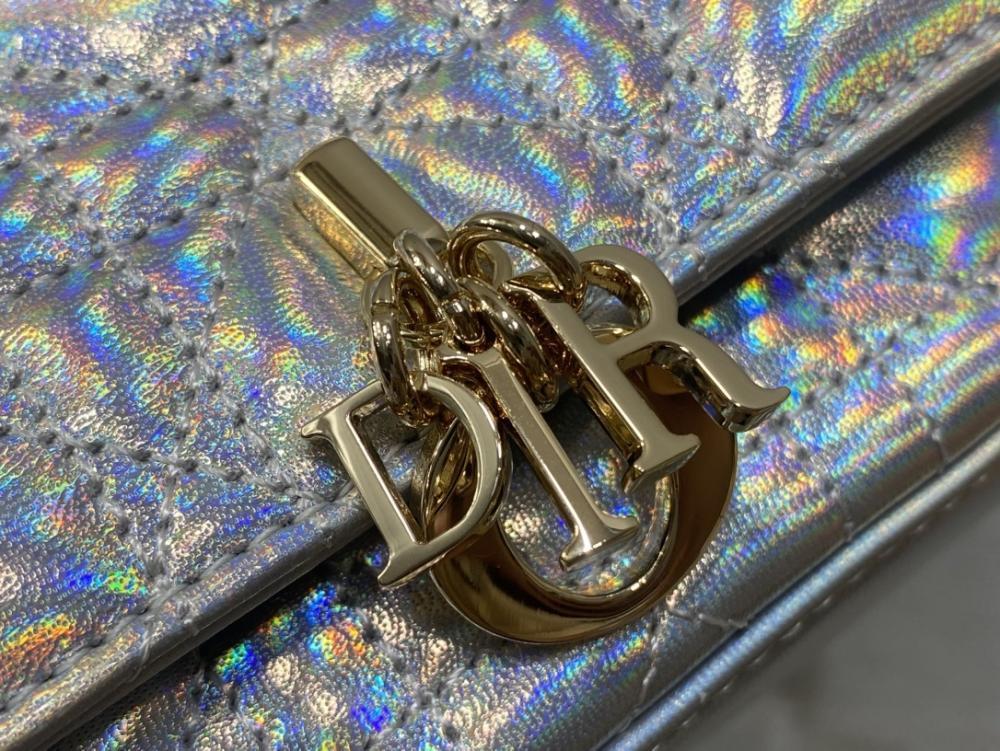 Silver Top Handle Bag