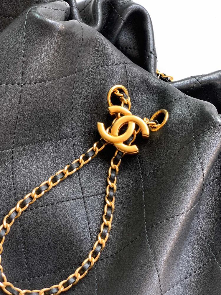 Woven Leather Hobo Bag