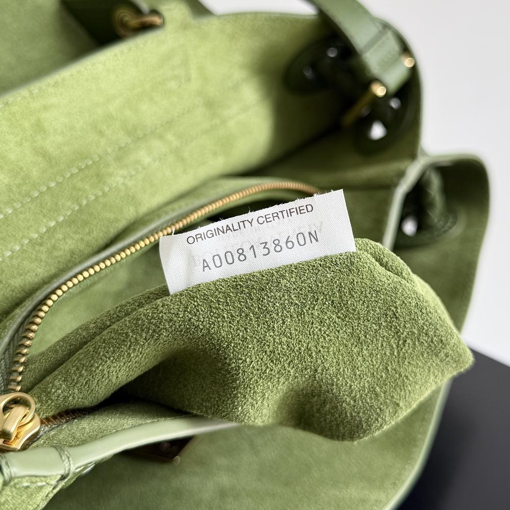Leather Top Handle Bag
