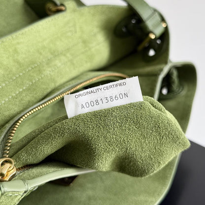 Leather Top Handle Bag
