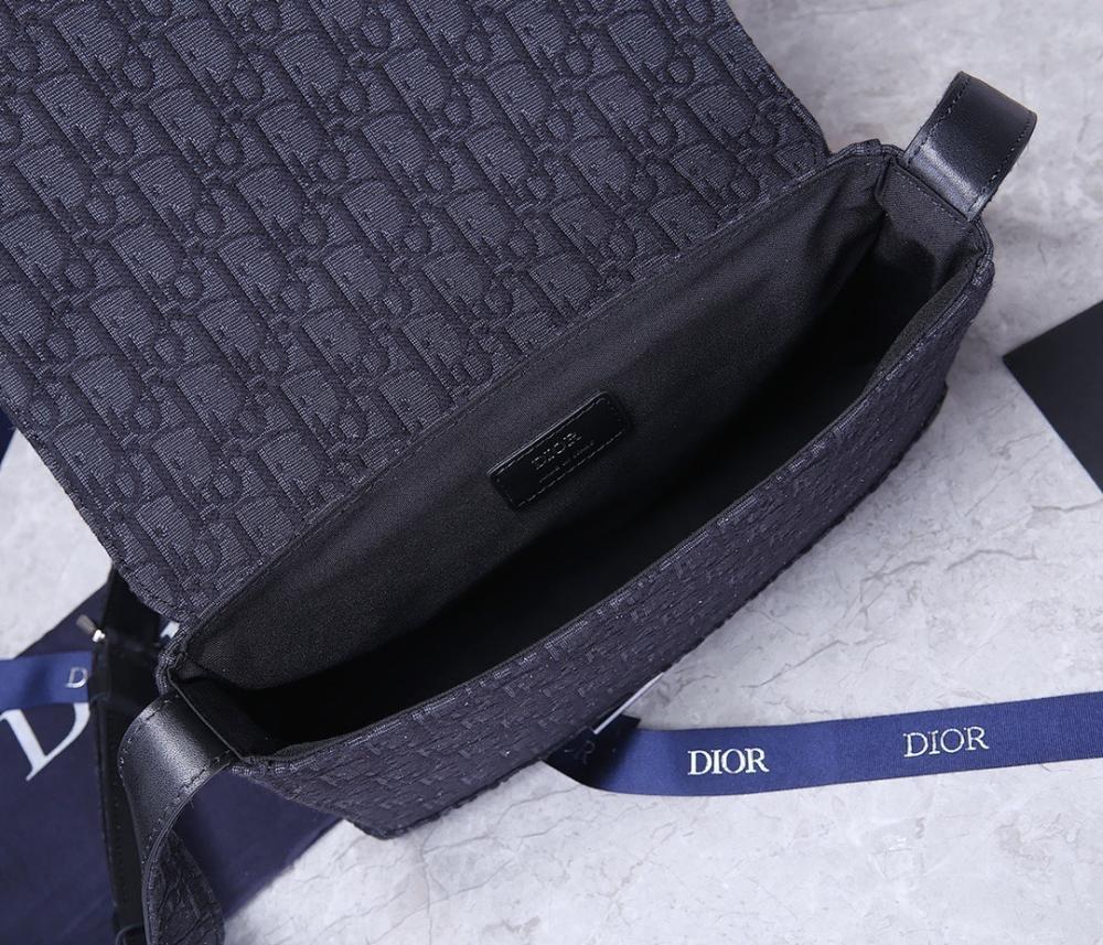 Modern Luxury Black Studded Jacquard Shoulder Bag