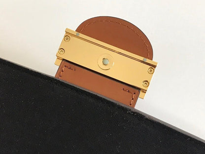 Luxury Elegant Calfskin Top Handle Bag