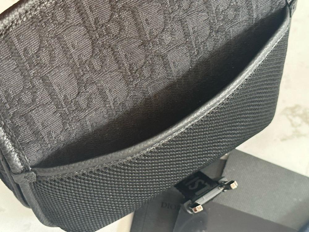 Classic Luxury Black Printed Jacquard Shoulder Bag – Special Edition
