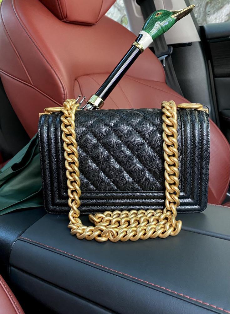 Classic Leather Top Handle Bag