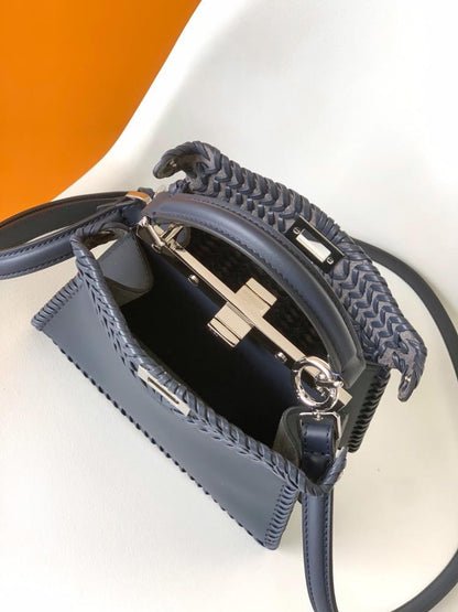 Leather Top Handle Bag