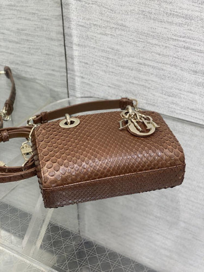 Classic Leather Top Handle Bag
