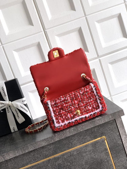 Woven Top Handle Bag