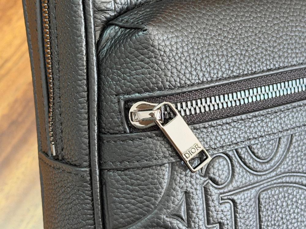 Modern Black Calfskin Crossbody Bag – Special Edition