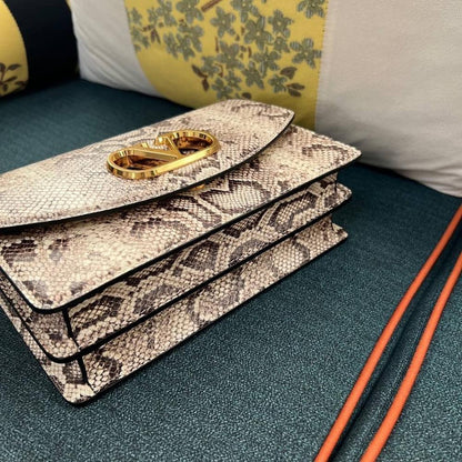 VLogo Signature Calfskin Shoulder Bag