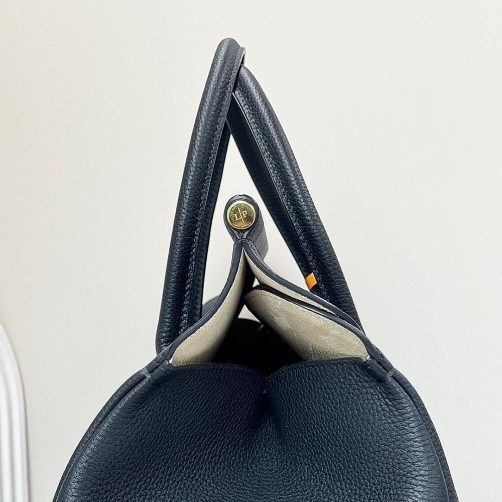 Classic Modern Calfskin Top Handle Bag