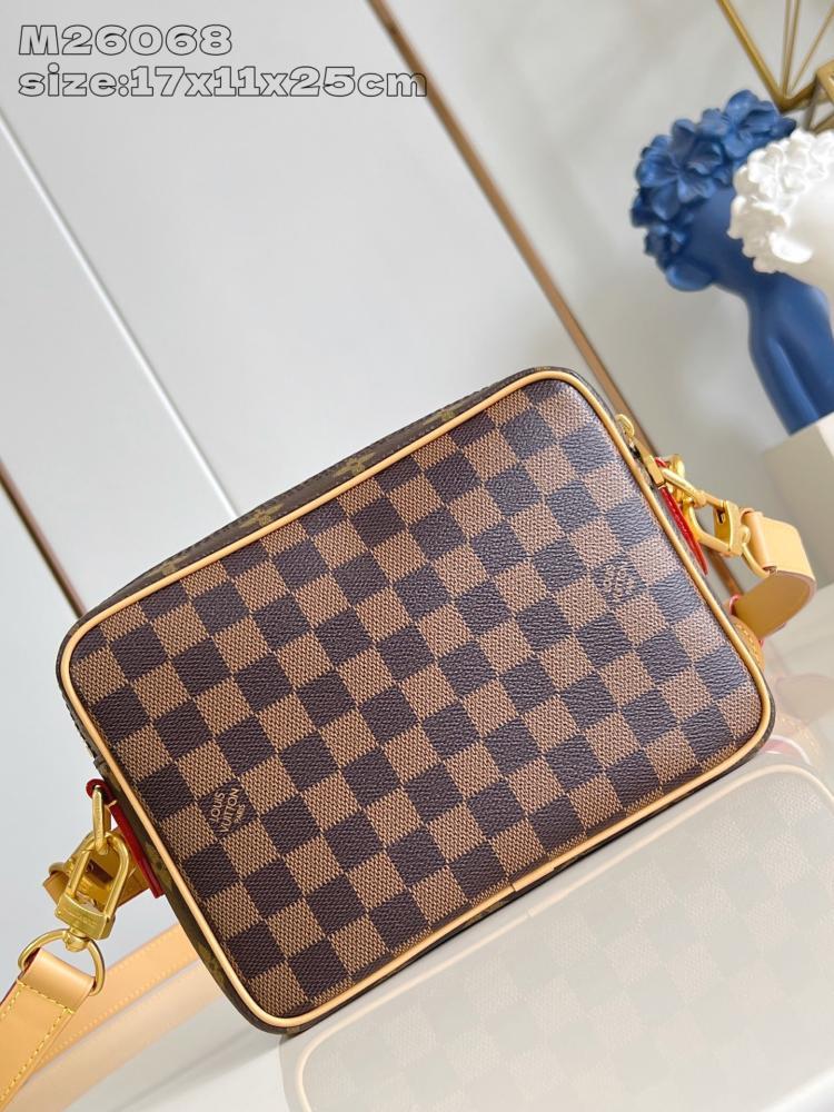 Monogram Leather Crossbody Bag