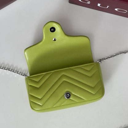 Green Leather Shoulder Bag