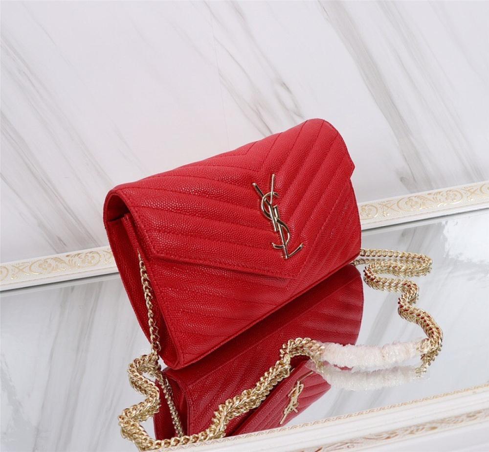 Italian-Inspired Luxury Calfskin Shoulder Bag