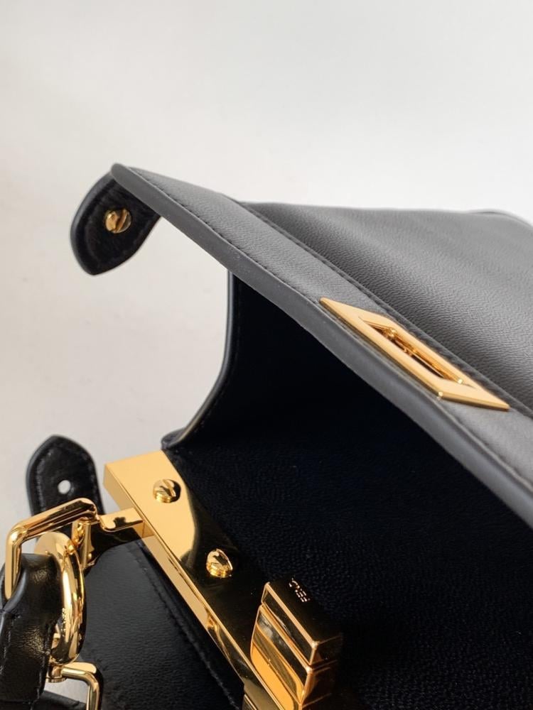 Leather Top Handle Bag