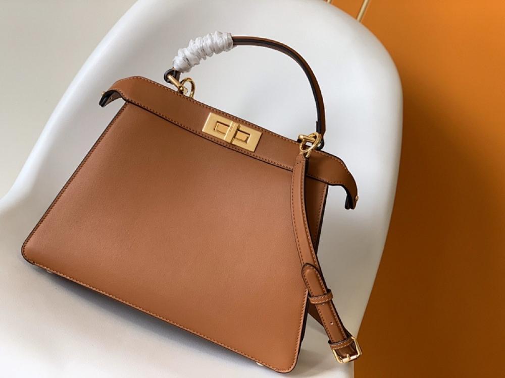 Leather Top Handle Bag