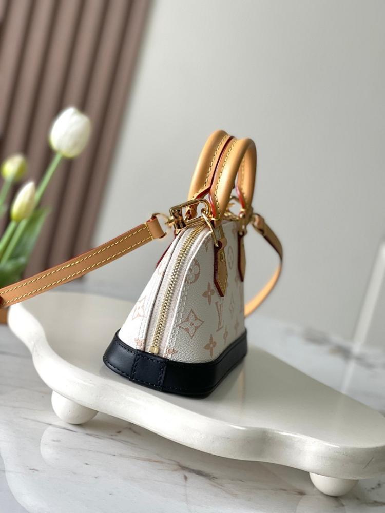 Alma Monogram Leather Crossbody Bag