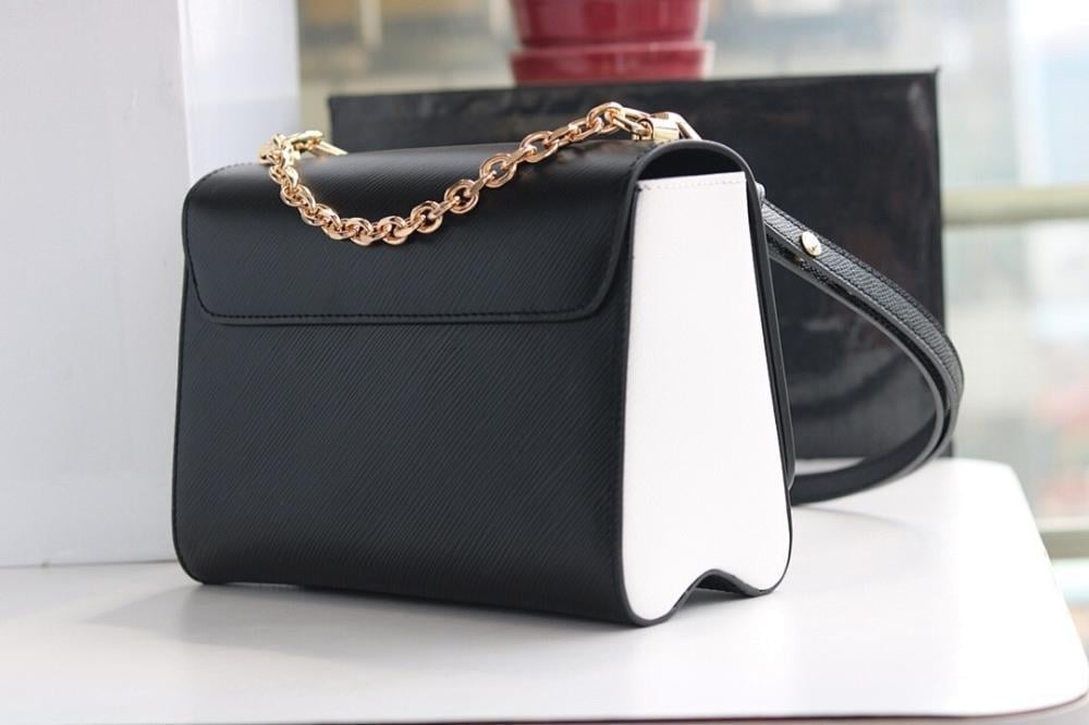 Twist Leather Crossbody Bag