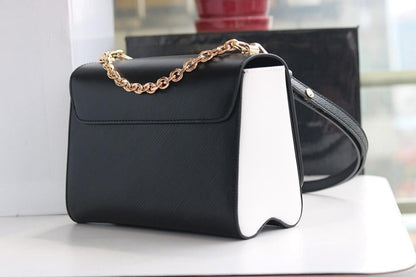 Twist Leather Crossbody Bag