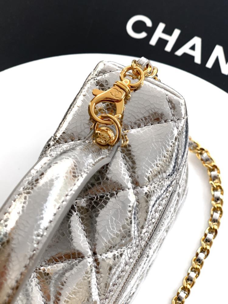 Silver Shoulder Bag