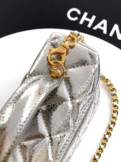 Silver Shoulder Bag
