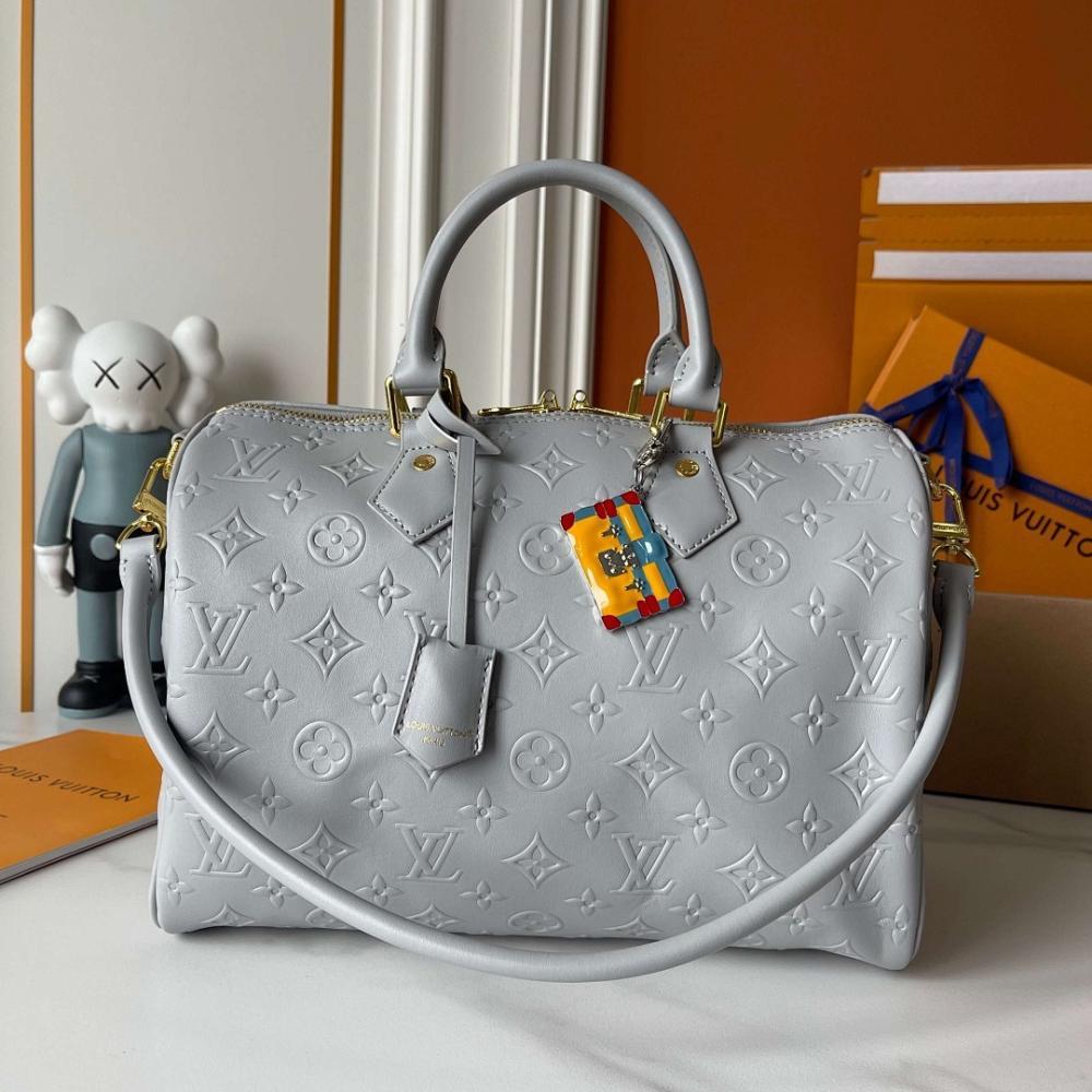 Petite Malle Monogram Calfskin Shoulder Bag