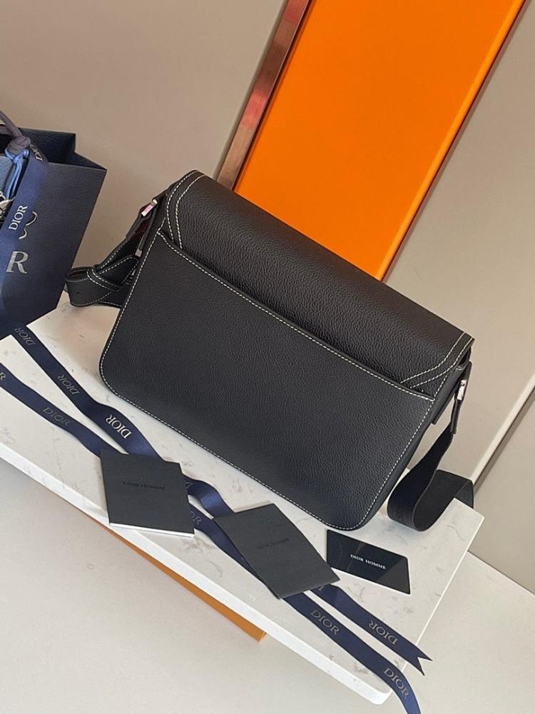 Classic Black Calfskin Shoulder Bag – Limited Edition