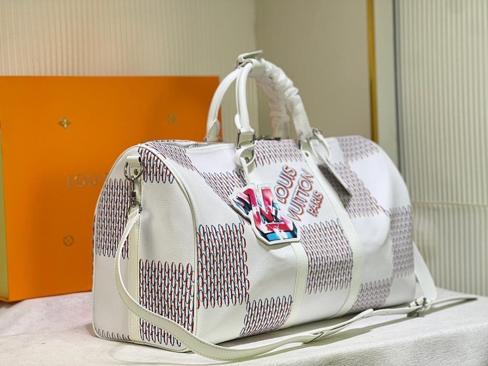 Classic Printed Leather Top Handle Bag – Limited Edition