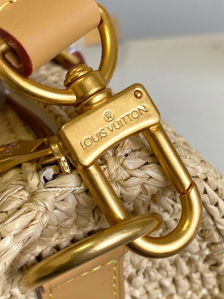 Luxury Elegant Woven Raffia Top Handle Bag – Special Edition