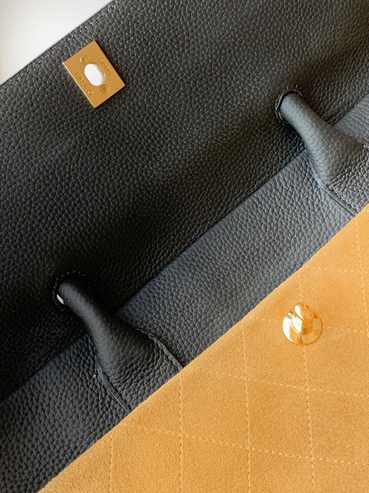 Suede Top Handle Bag