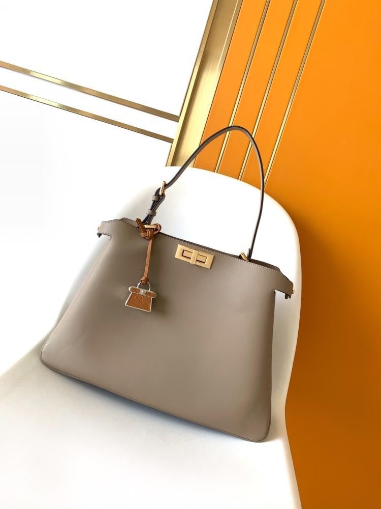 Leather Top Handle Bag