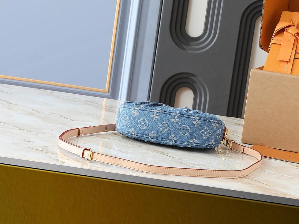 The Pouch Monogram Leather Shoulder Bag